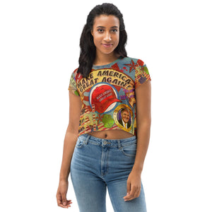 The "MAKE AMERICA GREAT AGAIN" CROP TOP for women