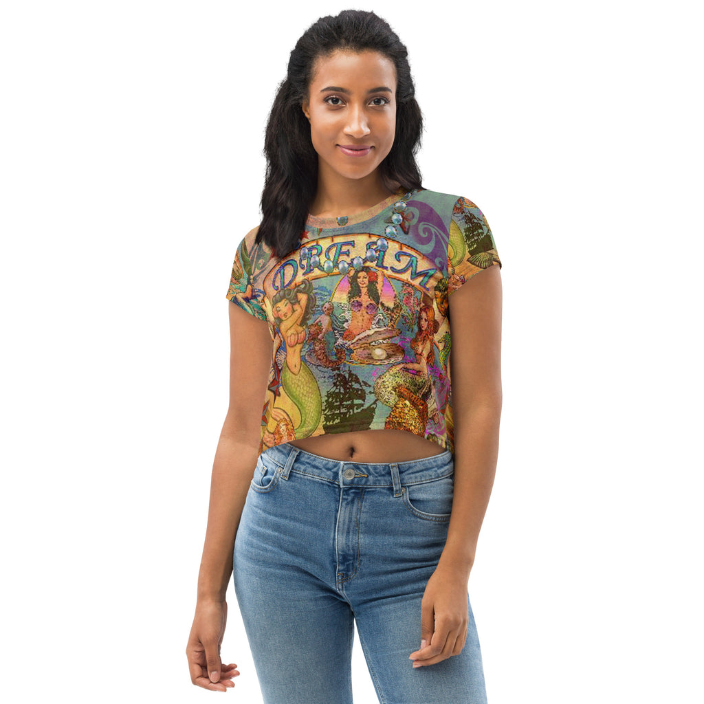 "THE MERMAID TATTOO CROP TOP" for women