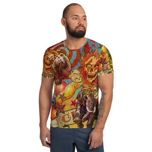 "THE CIRCUS TATTOO MUSCLE TEE" for men