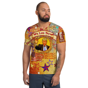 "THE WE LOVE TRUMP MUSCLE TEE" for men