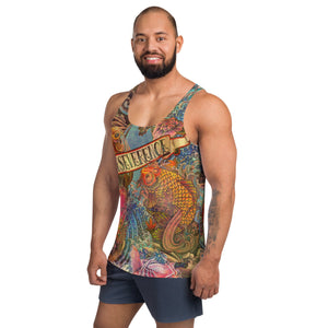 "THE KOI TATTOO TANK" for men