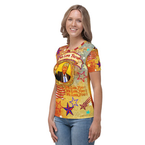 "THE WE LOVE TRUMP TEE" for women