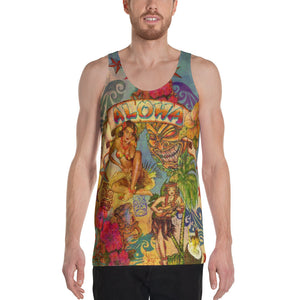 THE "ALOHA TATTOO TANK"  Men's Tank Top