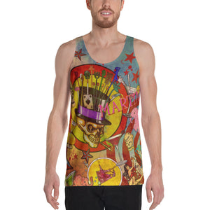 "THE MARTINI TATTOO TANK"; Men's Tank Top